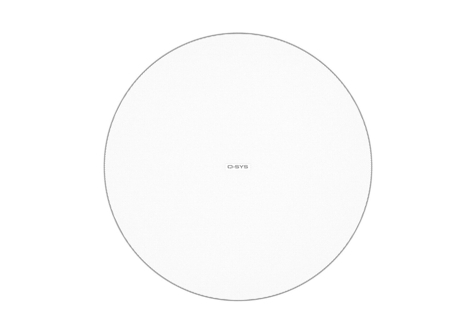 QSC AD-C6T-ZB-WH, Acoustic Design 6.5" 2-Way Zero-Bezel Ceiling Loudspeaker - Pair White by QSC