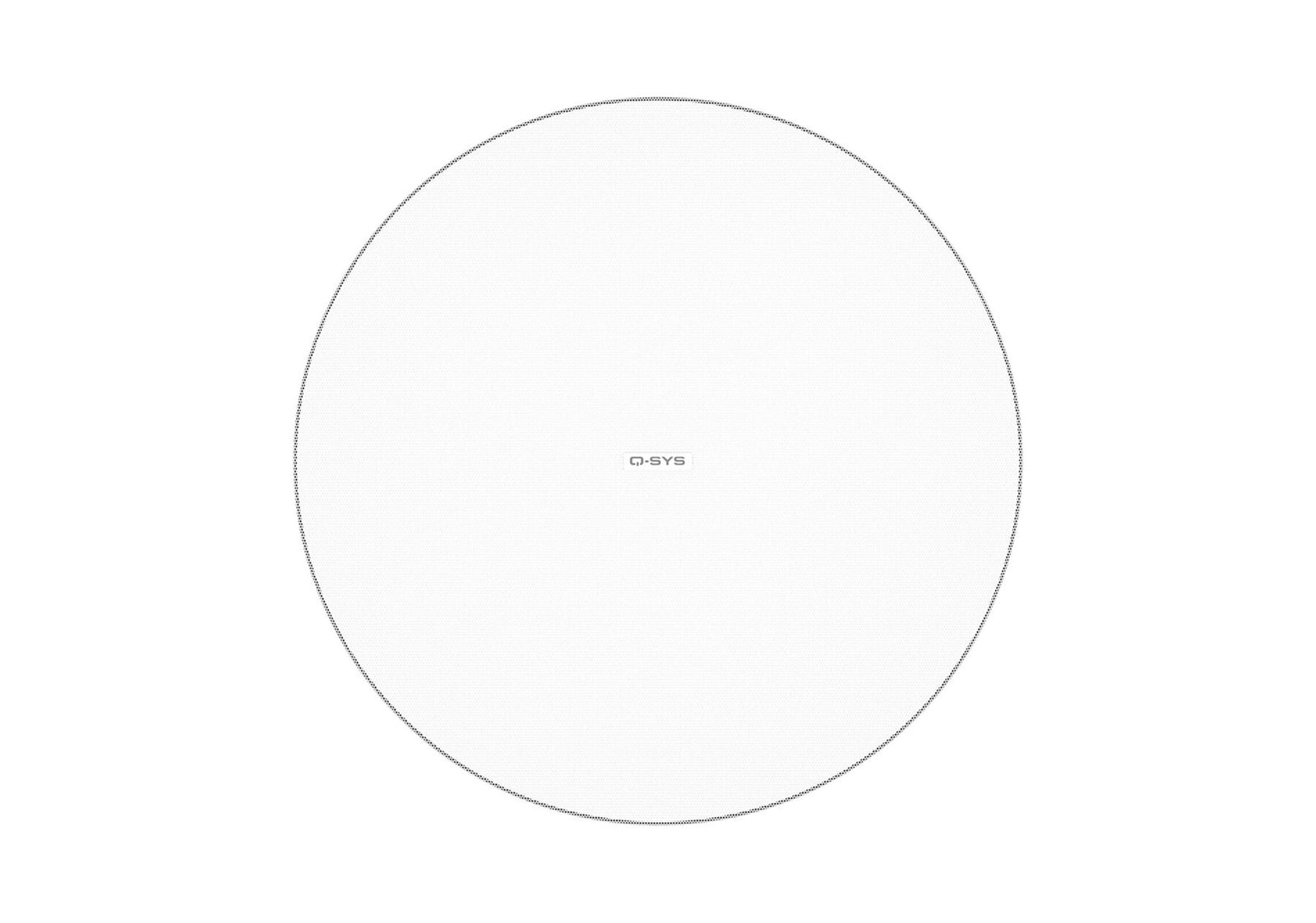 QSC AD-C6T-LPZB-WH, Acoustic Design 6.5" 2-Way Low-Profile Zero-Bezel Ceiling Loudspeaker - Pair White by QSC