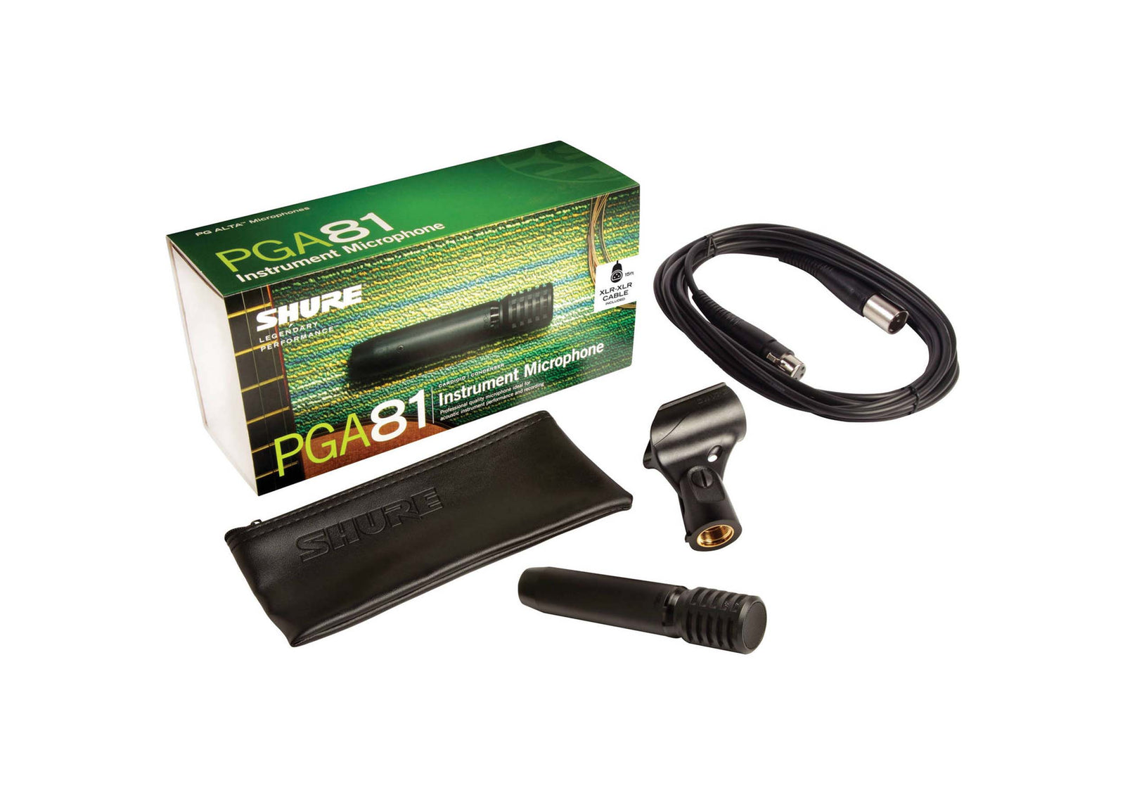 Shure PGA81 Cardioid Condenser Instrument Microphone by Shure