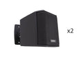 QSC AD-S.SAT-BK, 2.75-Inch Acoustic Design AD-S.SAT Satellite Surface Loudspeaker - Pair Black by QSC