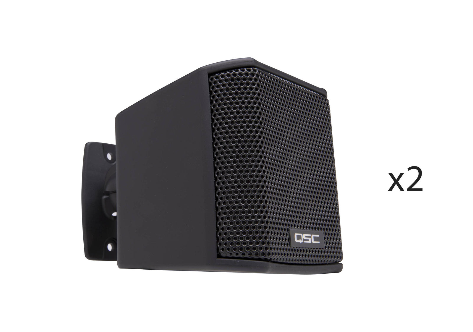QSC AD-S.SAT-BK, 2.75-Inch Acoustic Design AD-S.SAT Satellite Surface Loudspeaker - Pair Black by QSC