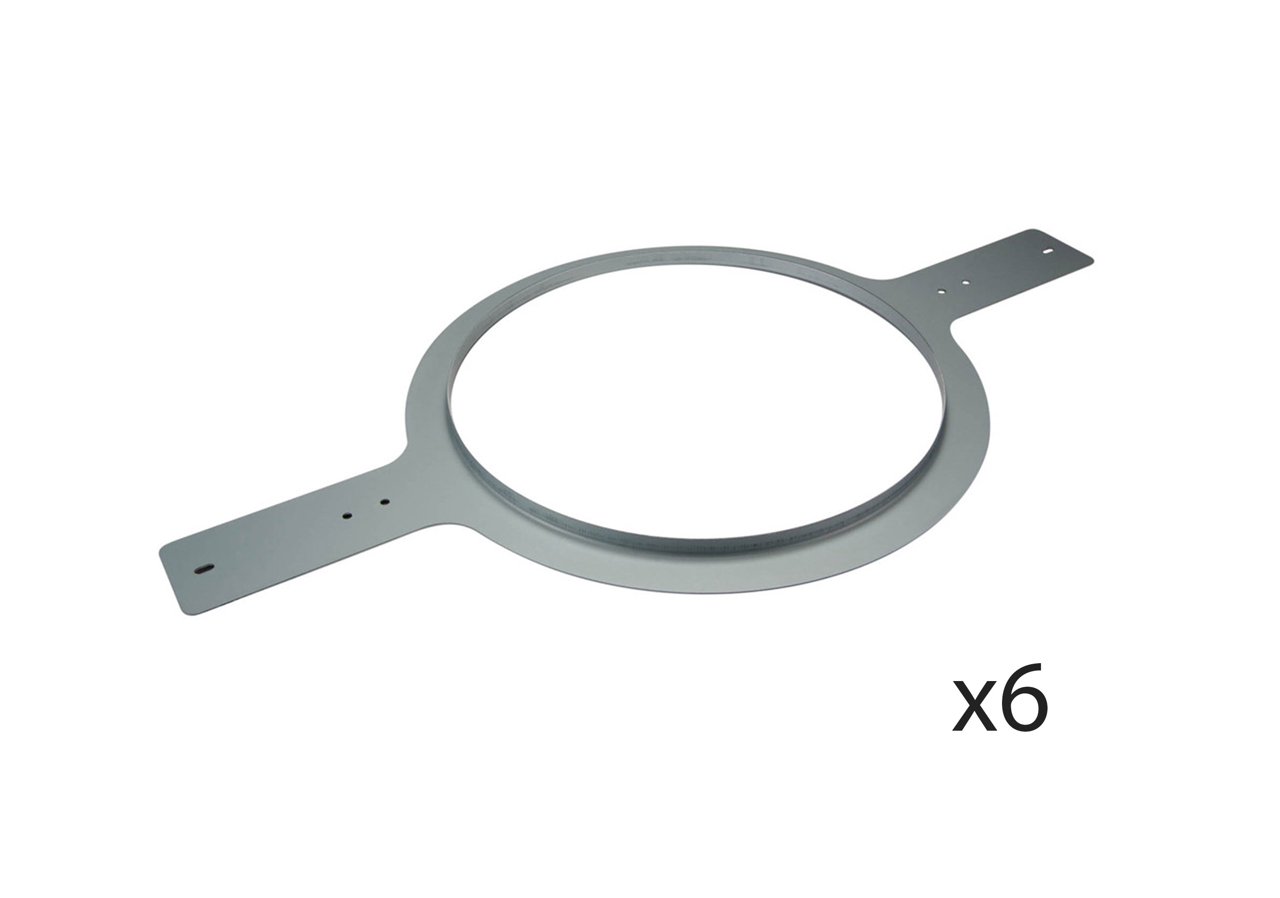 QSC AC-MR8 Flanged Mud Ring Pre-Installation Brackets for AC-C8T Loudspeaker - Pair by QSC