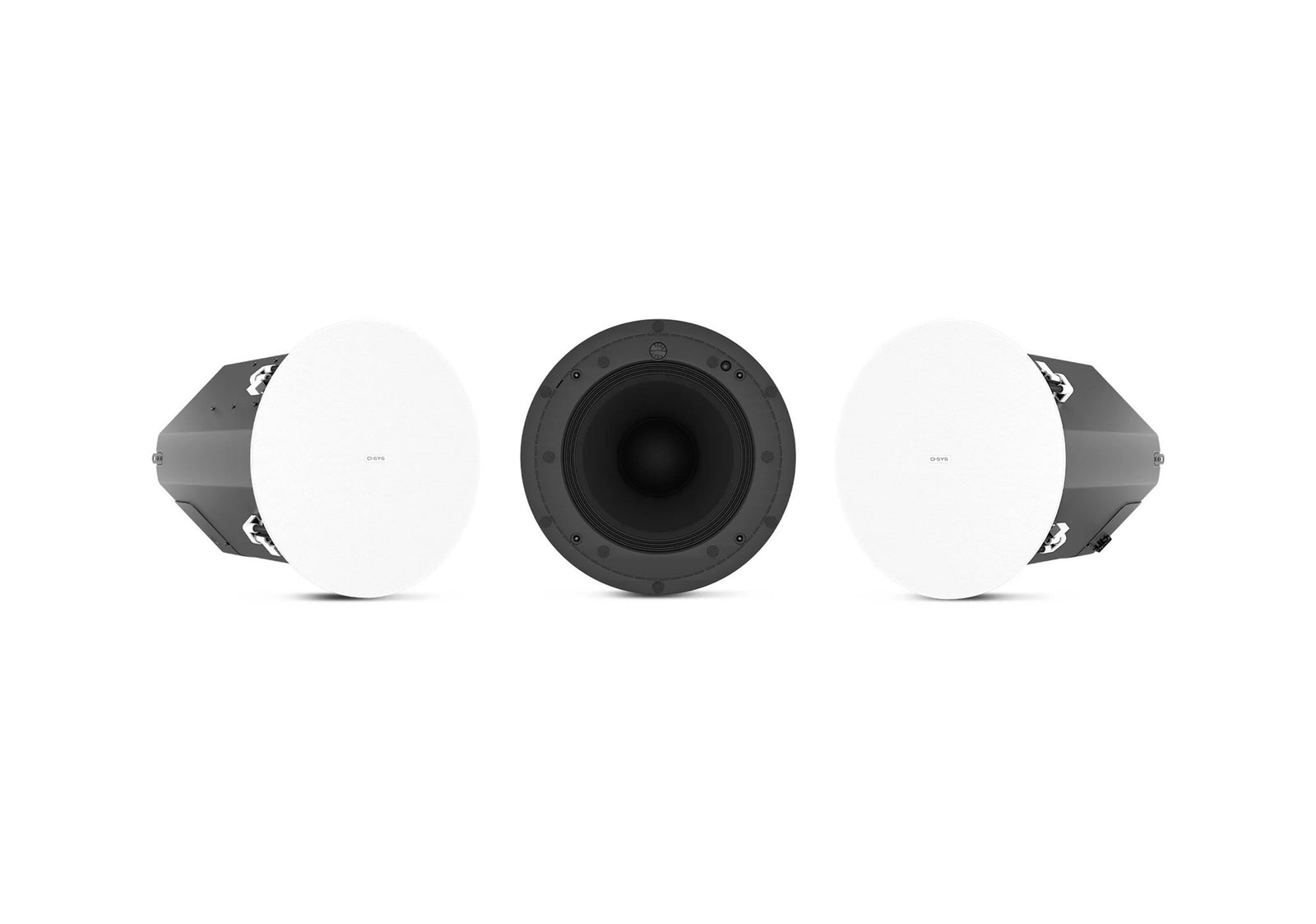 QSC AD-C10T-HPZB-WH, 10" Two-Way High-Power Ceiling Speaker, Blind Mount - Pair White by QSC