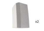 QSC AD-S4T-WH, Acoustic Design Series 4.5" 2-Way 50W Surface-Mount Loudspeaker - Pair White by QSC