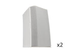 QSC AD-S5T-WH Acoustic Design Series 5.25" 2-Way 100W Surface-Mount - Pair by QSC