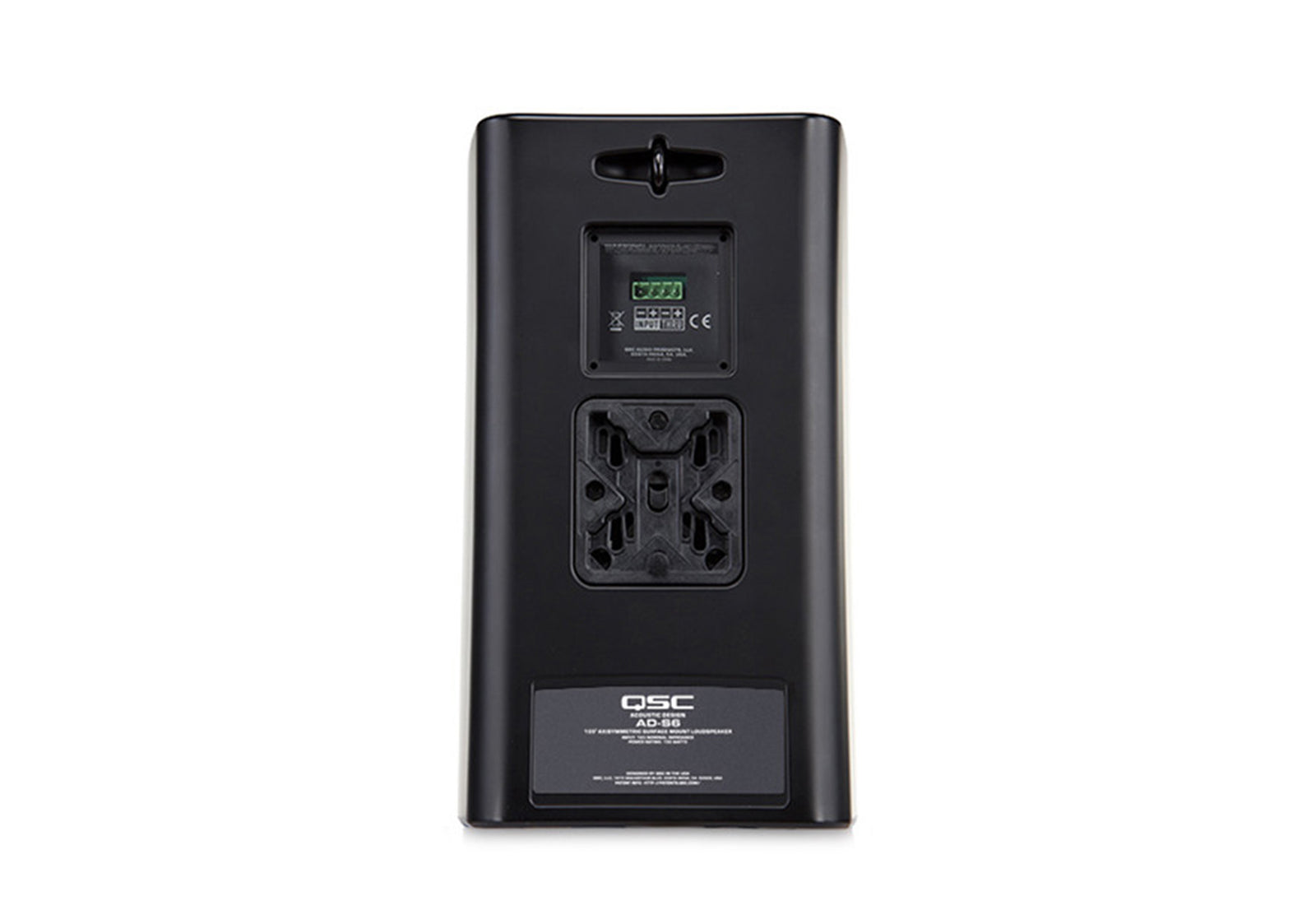 QSC AD-S6-BK 6.5" Two-Way Surface Mount IP54 Passive Speakers - Pair by QSC