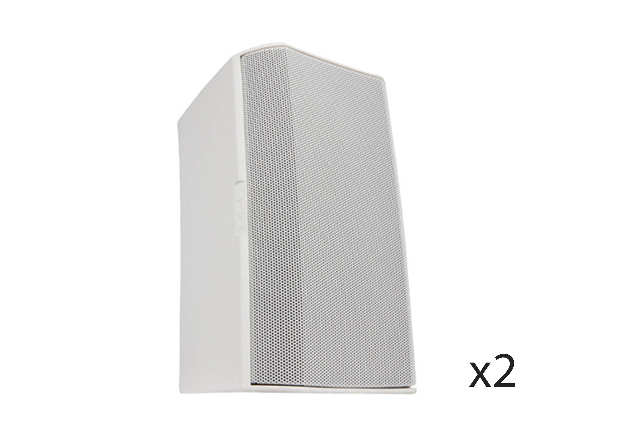 QSC AD-S6-WH 6.5" Two-Way Surface Mount IP54 Passive Speakers - Pair by QSC