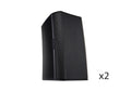 QSC AD-S6T-BK Acoustic Design Series 6.5" 2-Way 150W Surface-Mount Loudspeaker - Pair Black by QSC