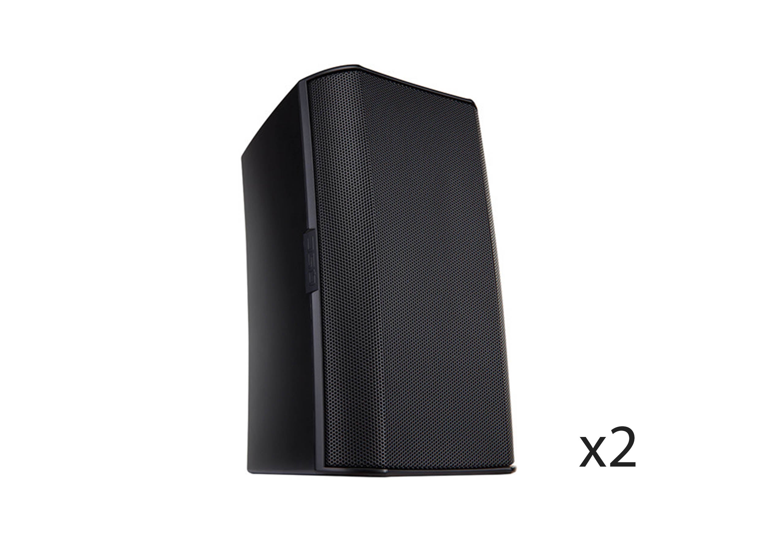 QSC AD-S6T-BK Acoustic Design Series 6.5" 2-Way 150W Surface-Mount Loudspeaker - Pair Black by QSC