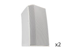 QSC AD-S6T-WH Acoustic Design Series 6.5-Inch 2-Way 150W Surface-Mount Loudspeaker - Pair White by QSC