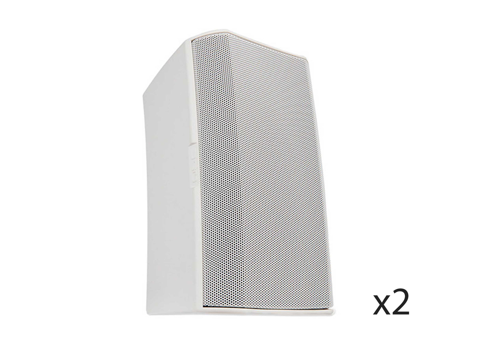 QSC AD-S6T-WH Acoustic Design Series 6.5-Inch 2-Way 150W Surface-Mount Loudspeaker - Pair White by QSC
