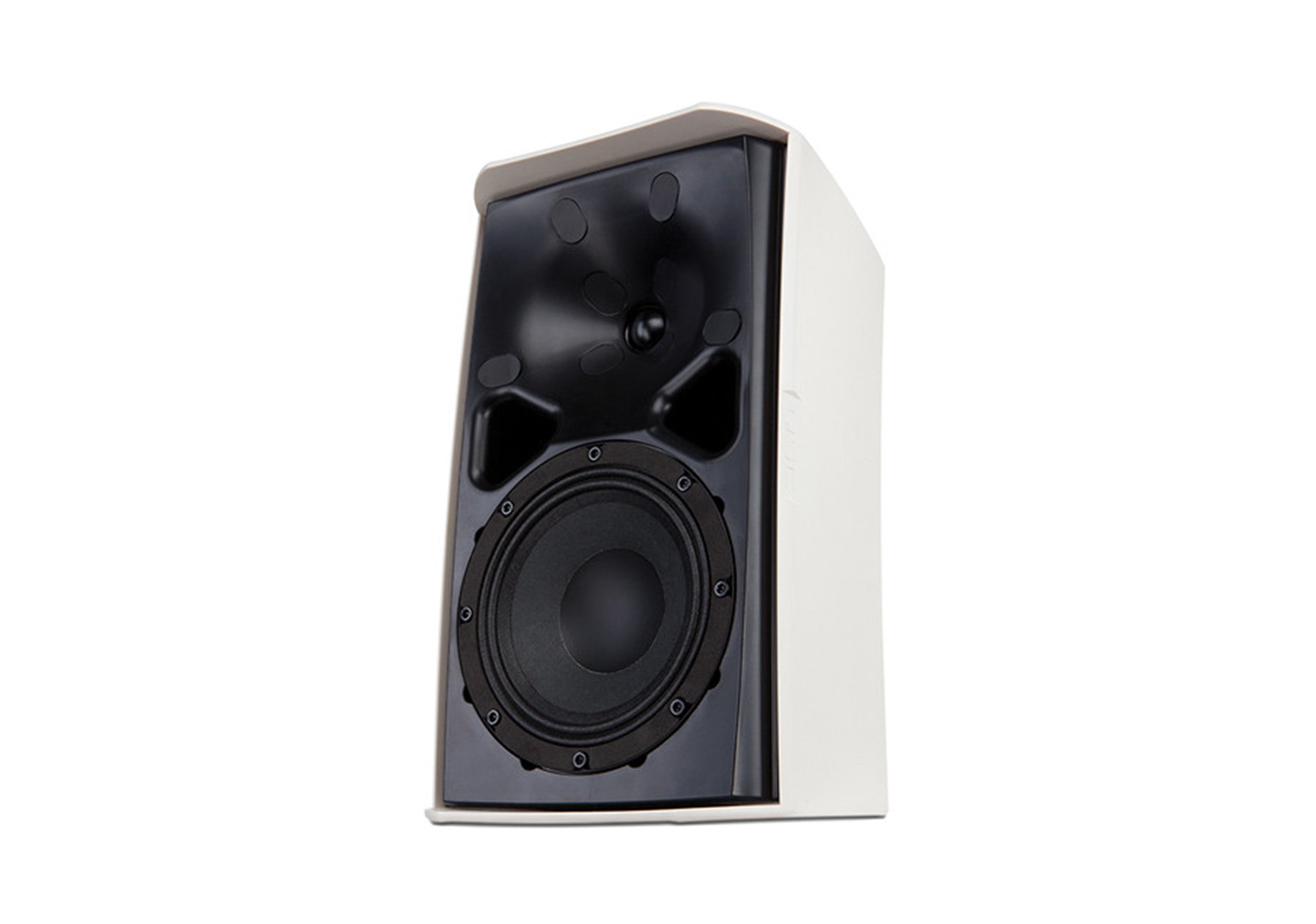 QSC AD-S6T-WH Acoustic Design Series 6.5-Inch 2-Way 150W Surface-Mount Loudspeaker - Pair White by QSC