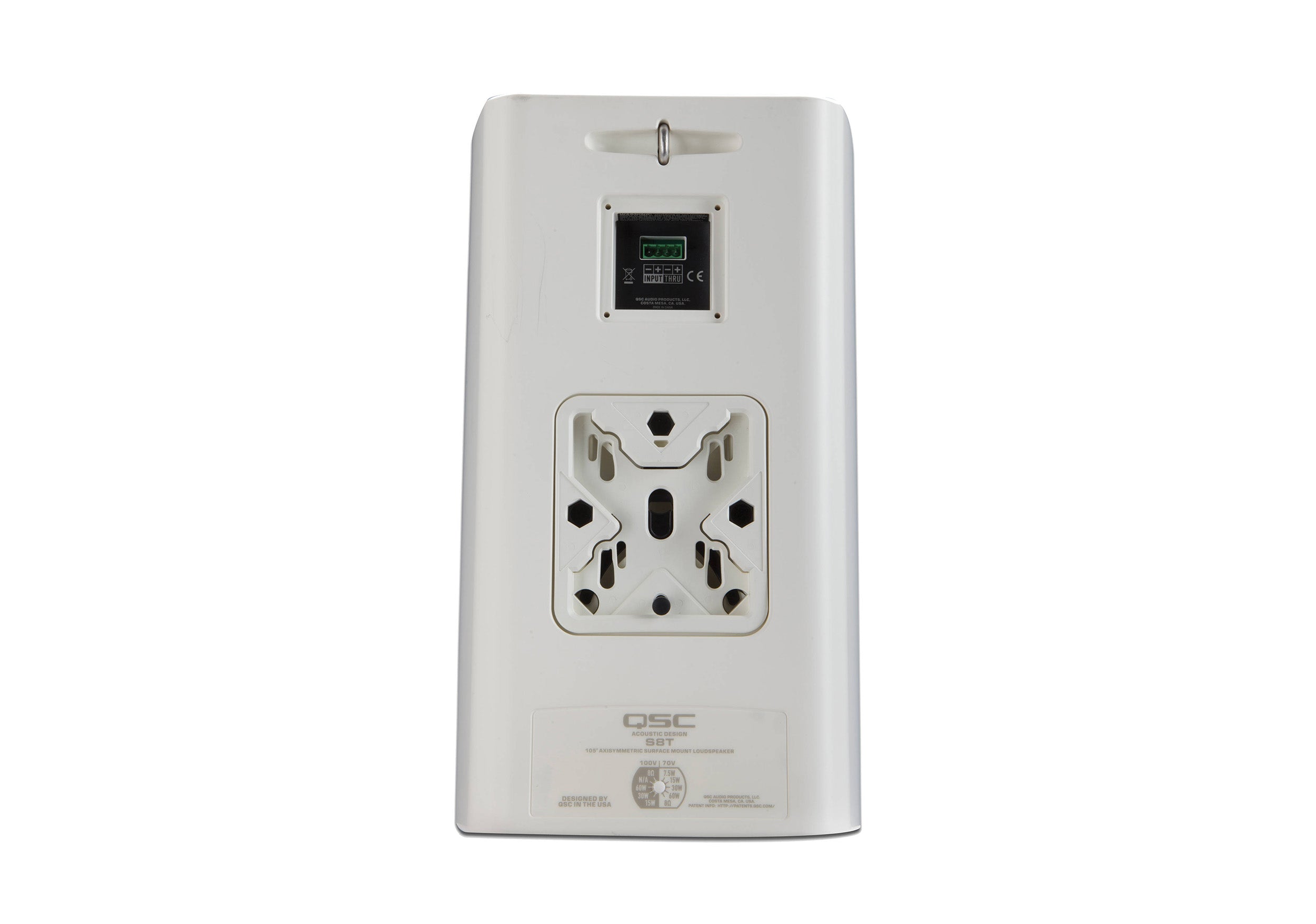 QSC AD-S8T-WH AD Series 8" 2-Way 200W Surface-Mount Acoustic - White by QSC