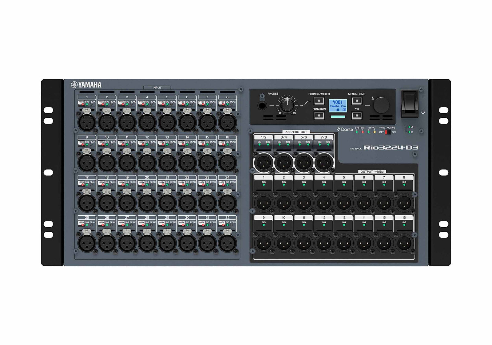 Yamaha Rio-D3 Series Dante Stage Box by Yamaha