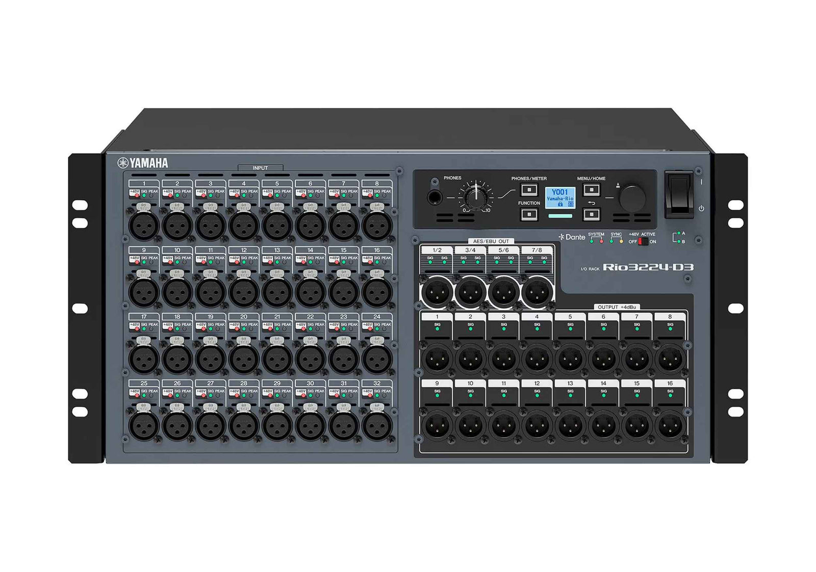 Yamaha Rio-D3 Series Dante Stage Box by Yamaha