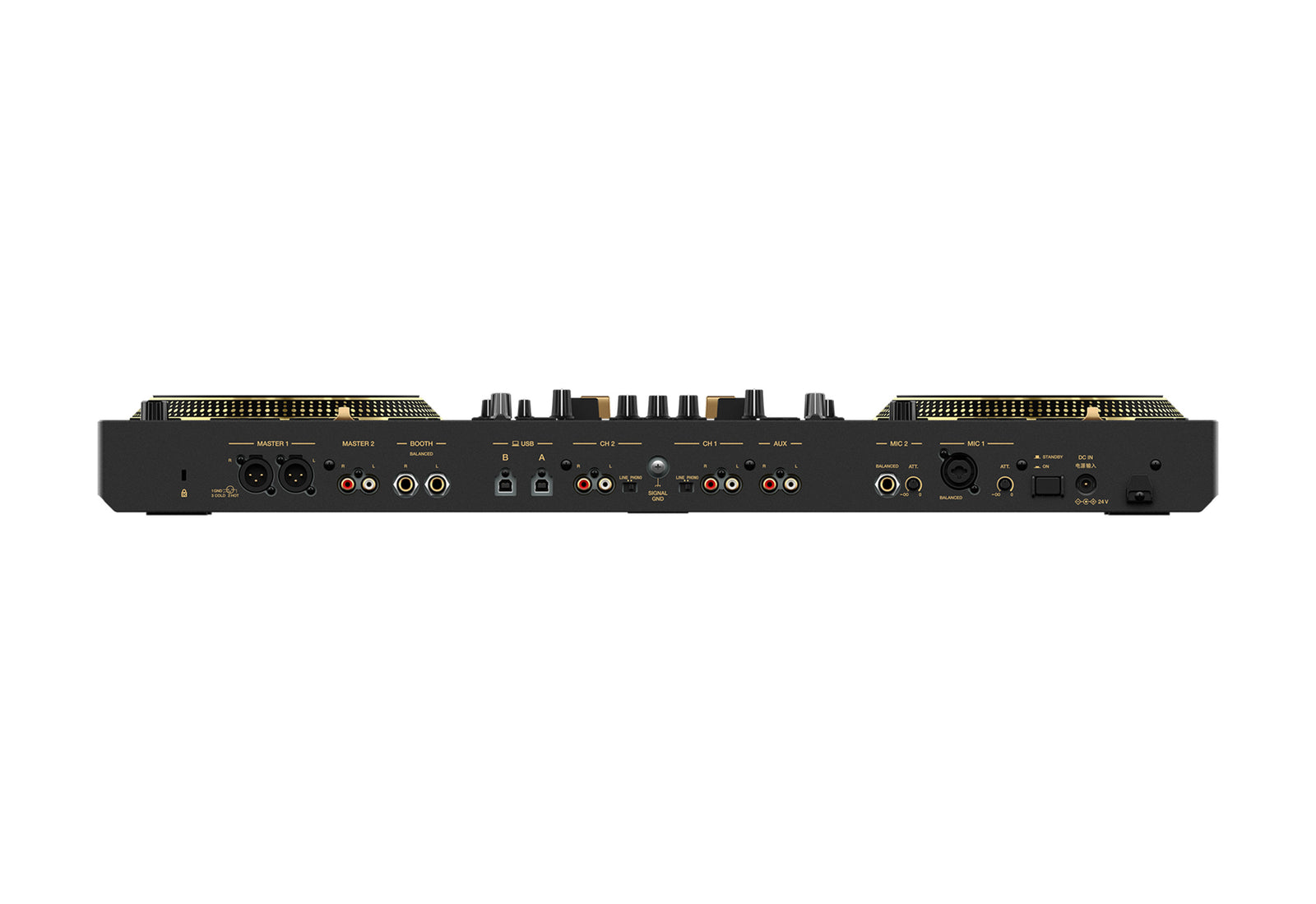 Pioneer DDJ-REV7-N Scratch Style 2-Channel Professional DJ Controller for Serato DJ Pro - Black And Gold by Pioneer DJ
