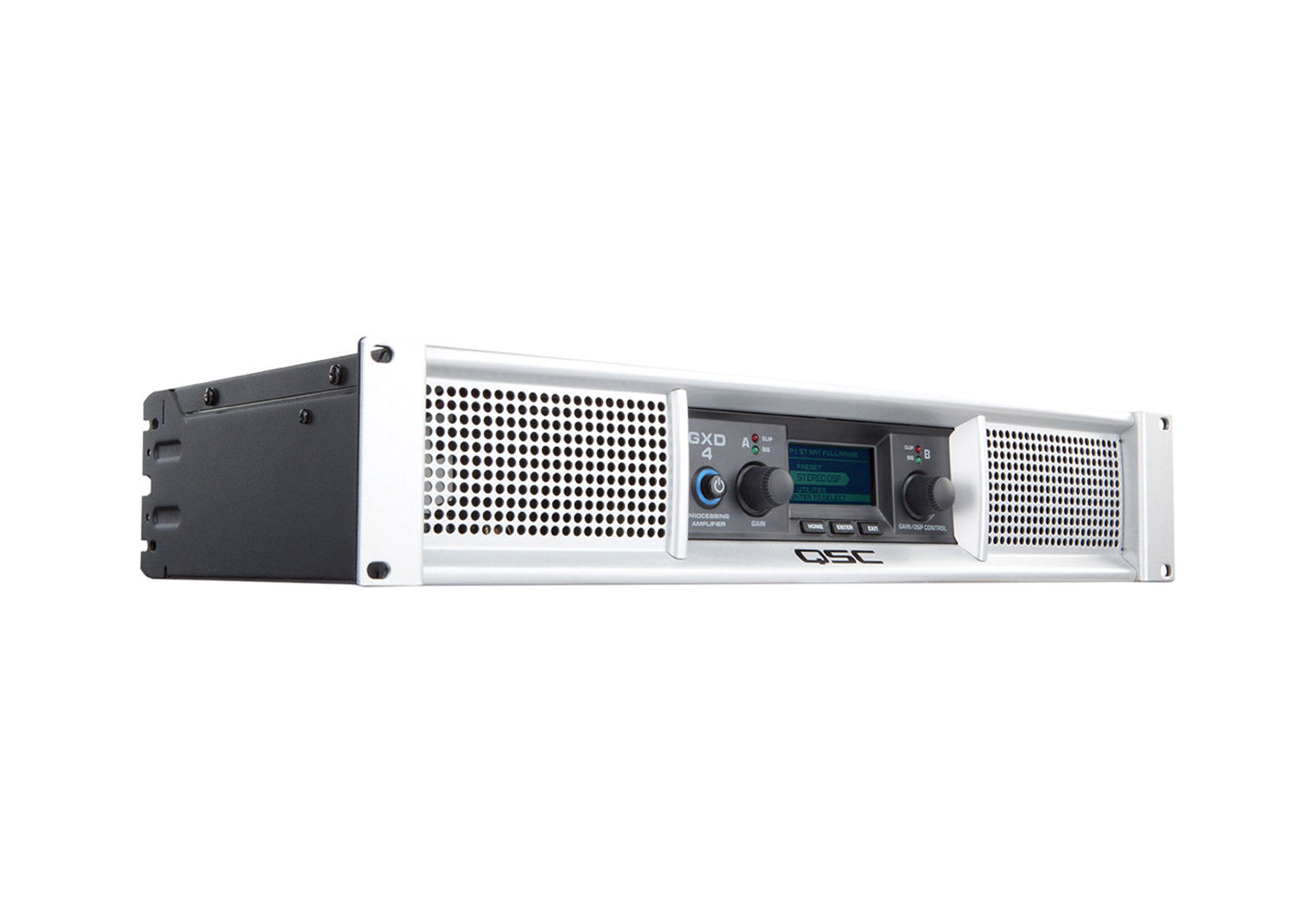 QSC GXD4 Professional 1600W Power Amplifier with DSP by QSC