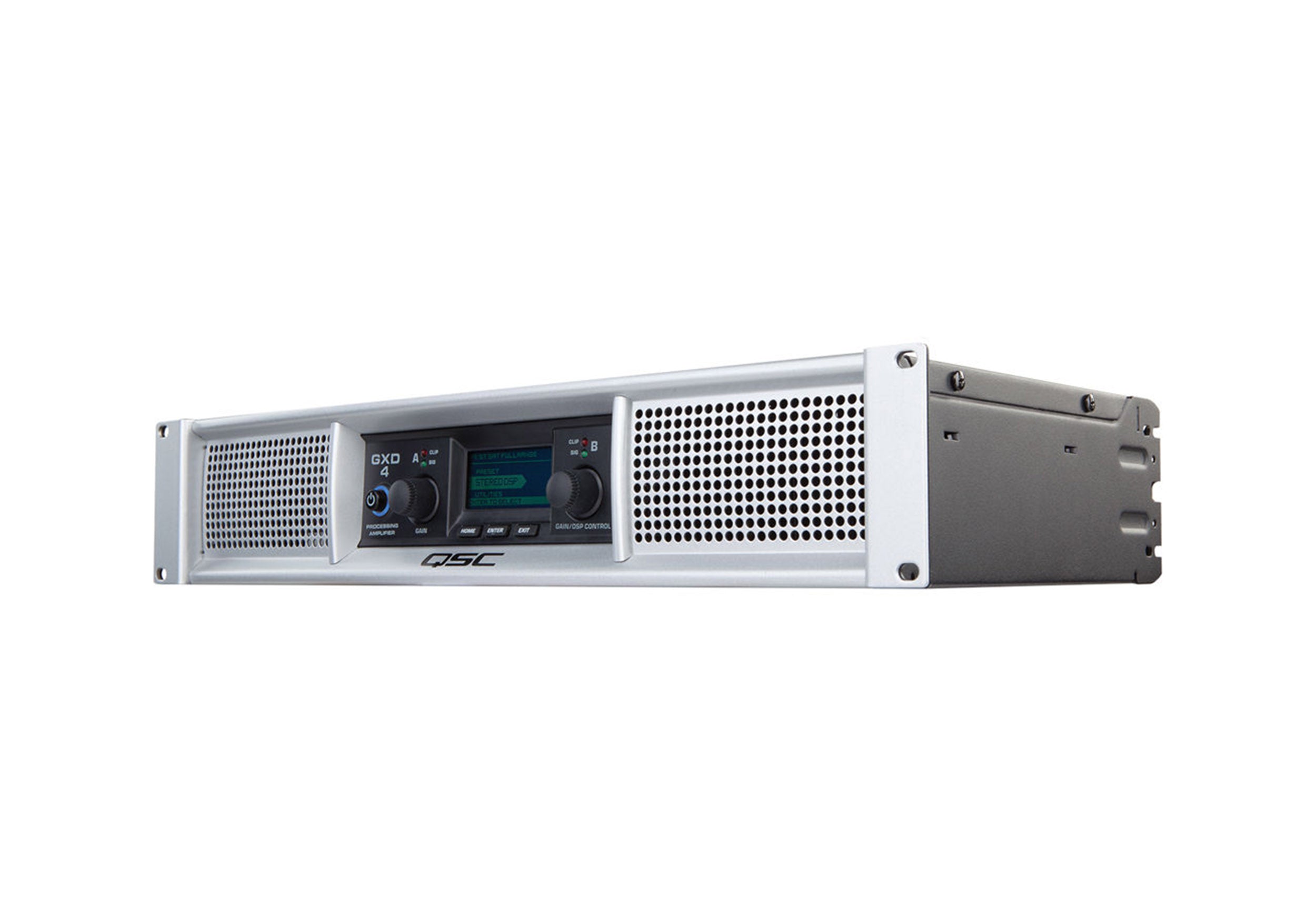 QSC GXD4 Professional 1600W Power Amplifier with DSP by QSC