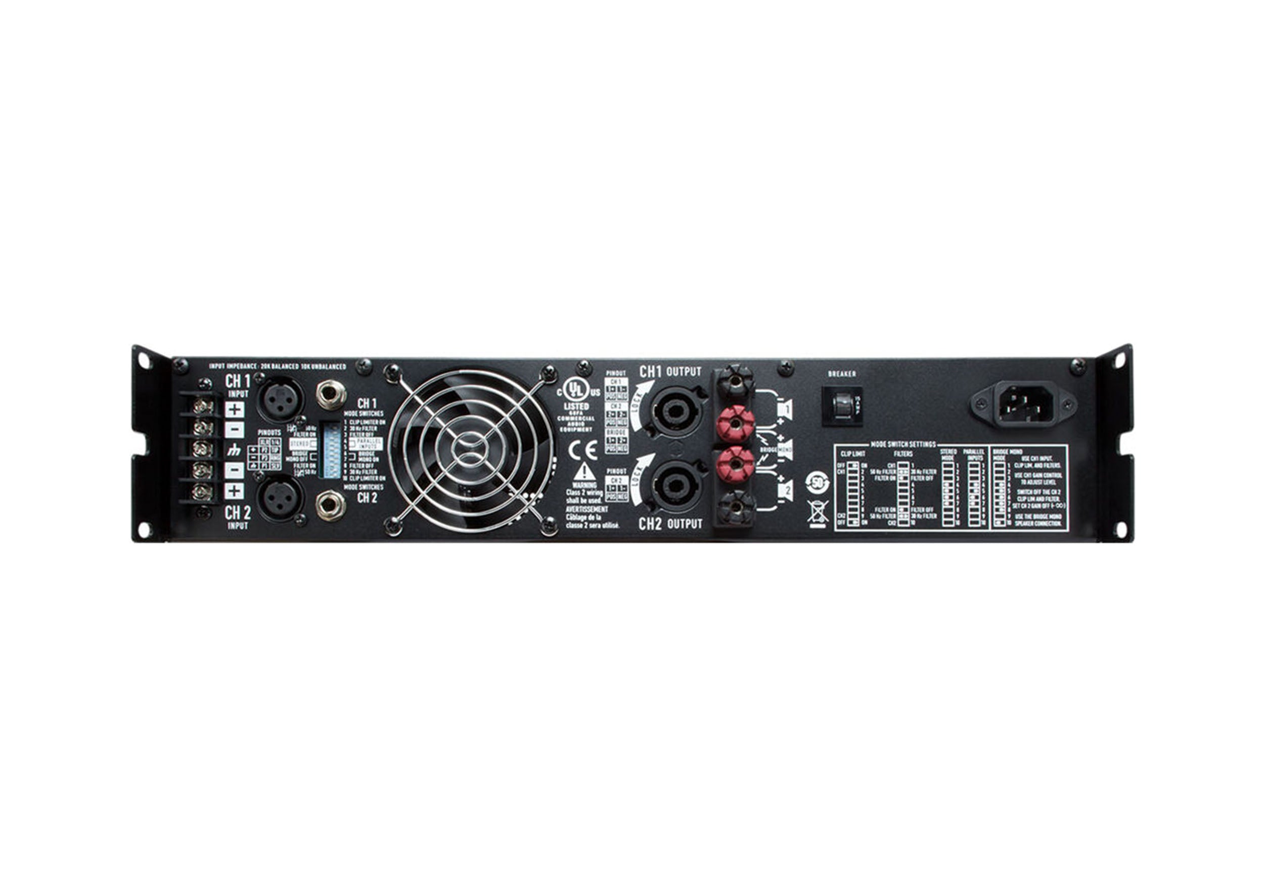 QSC RMX1450A, 2-Channel Power Amplifier by QSC