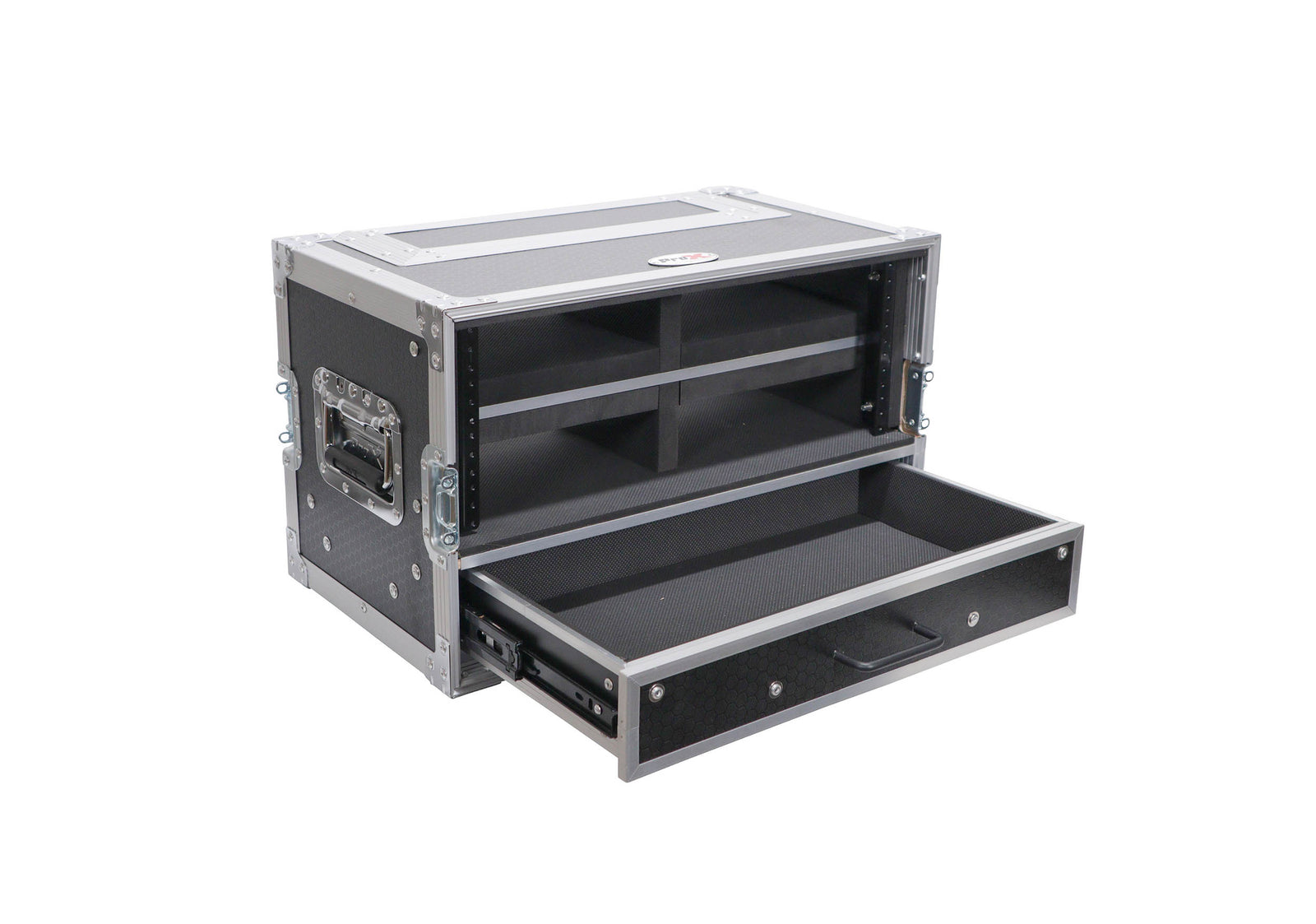 ProX XS-WM4U2DRMK2 12” DJ Flight Rack Case, Deep 4U With 2U Drawer by ProX Cases