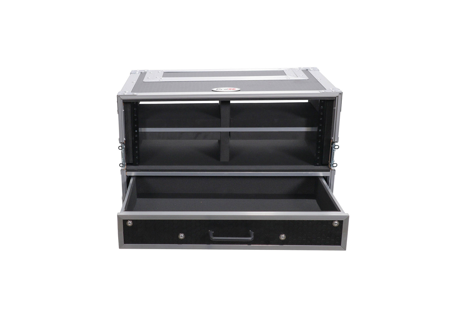 ProX XS-WM4U2DRMK2 12” DJ Flight Rack Case, Deep 4U With 2U Drawer by ProX Cases