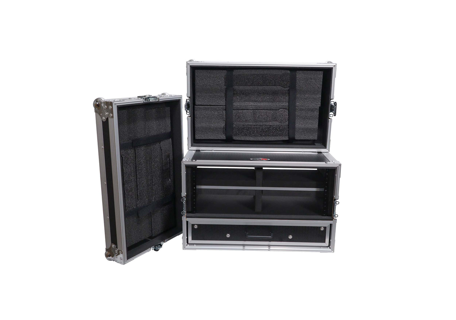 ProX XS-WM4U2DRMK2 12” DJ Flight Rack Case, Deep 4U With 2U Drawer by ProX Cases