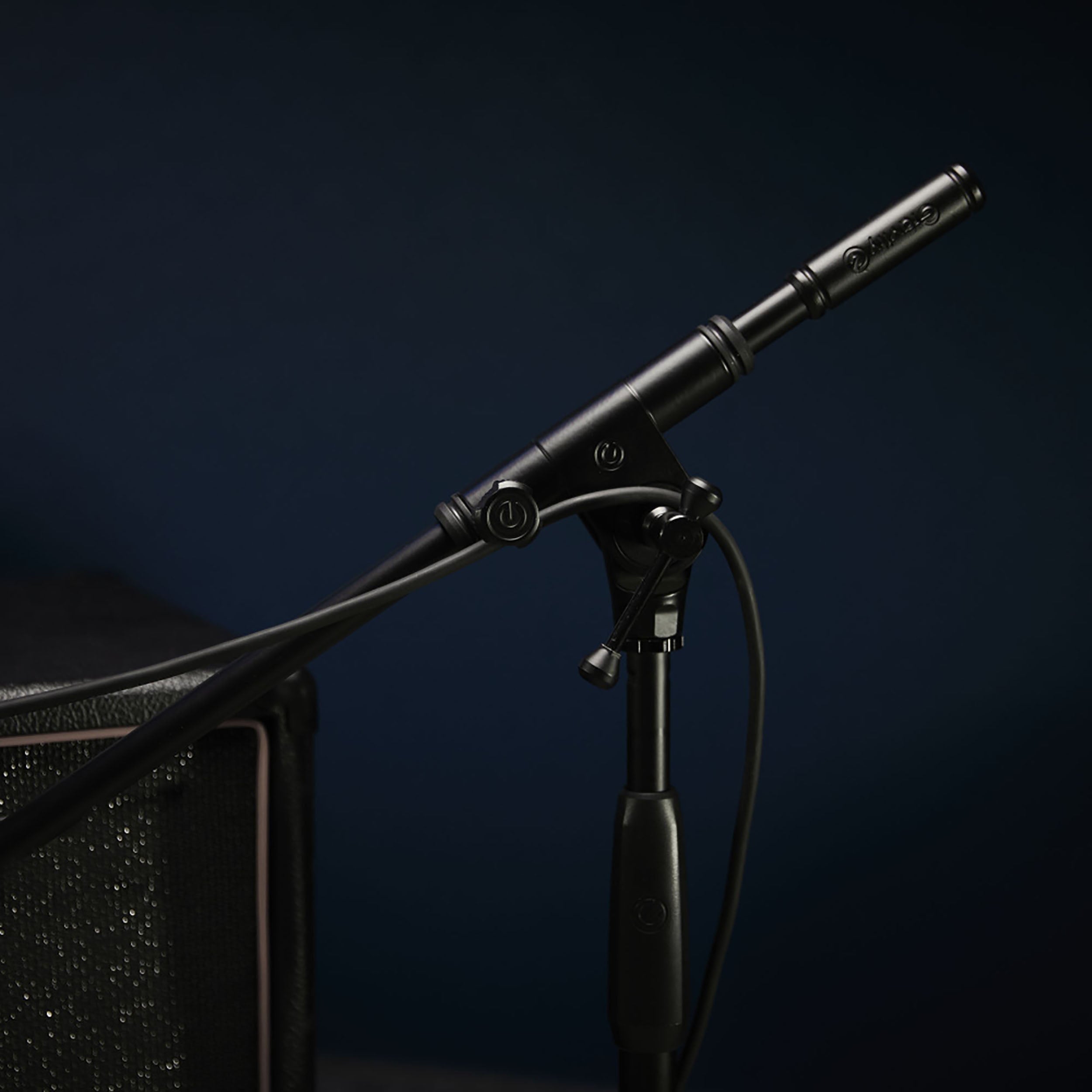 B-Stock Gravity TMS 4232 B, Touring Series Microphone Stand Short with Tripod Folding Base - Black by Gravity
