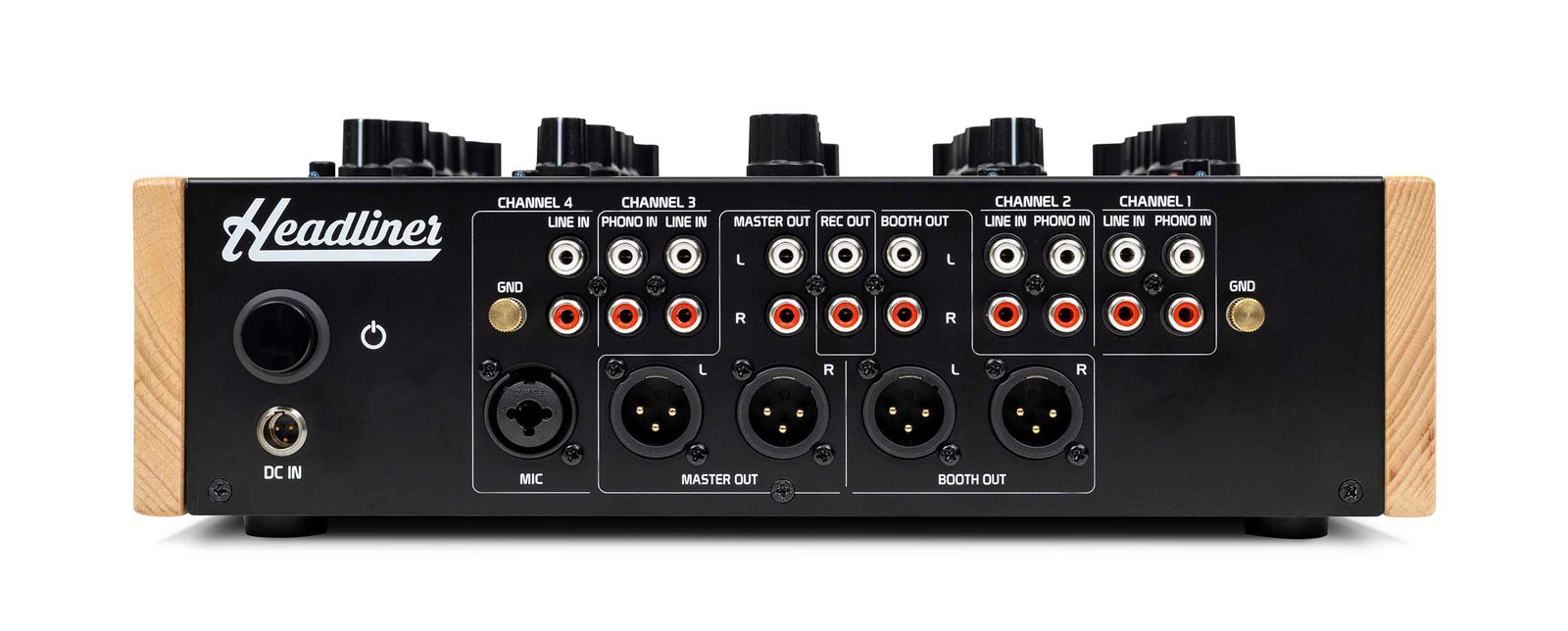 B-Stock Headliner HL90120 R4 4 Channel Rotary DJ Mixer by Headliner