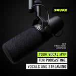 Shure SM7B + Shure MVX2U Bundle, Studio Vocal Recording Microphone with XLR to USB Connectivity by Shure