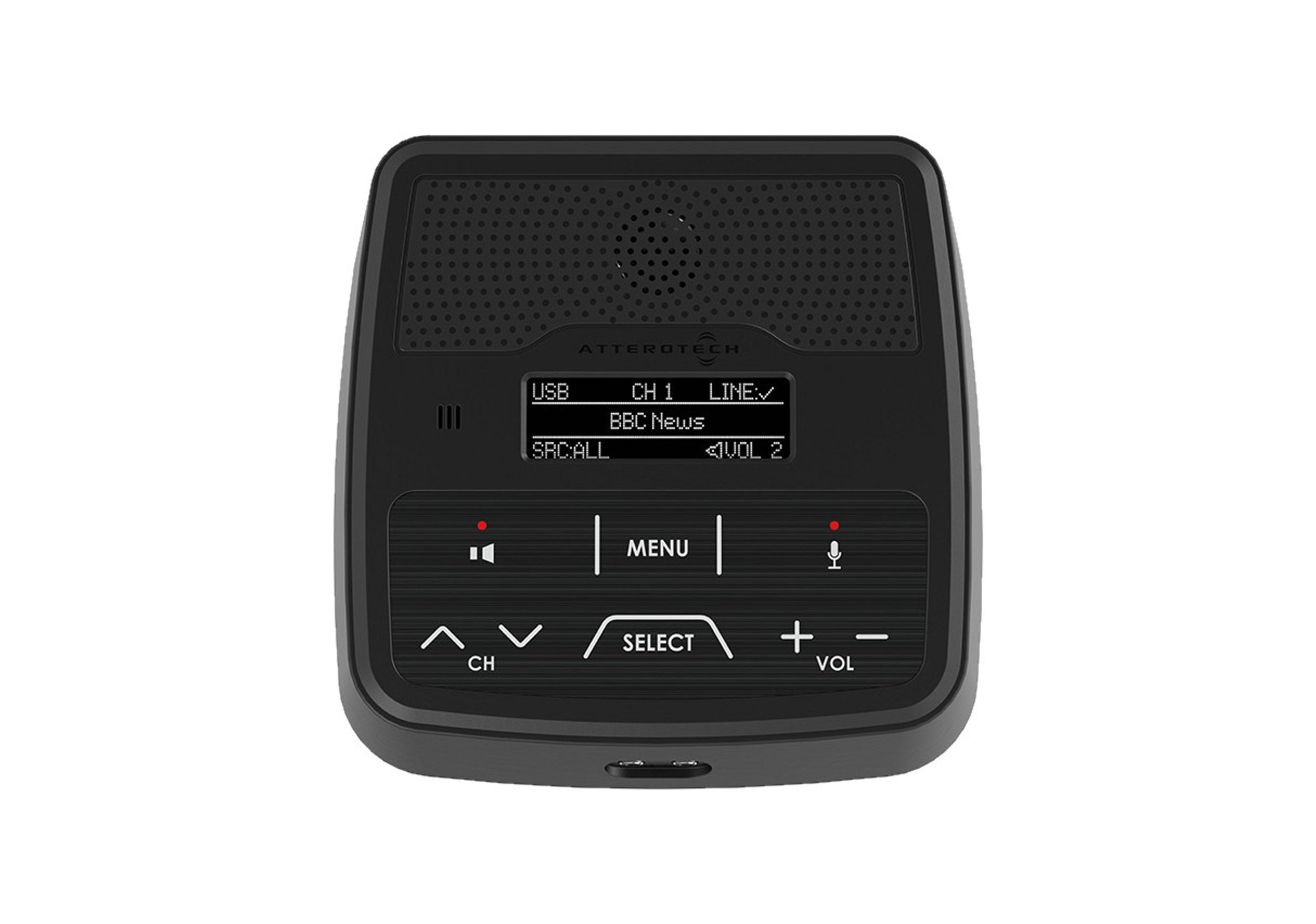 QSC unDNEMO Attero Tech Dante Networked Audio Monitor by QSC