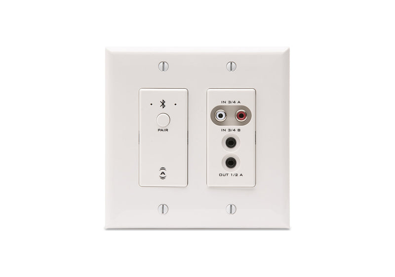 QSC unD6IO-BT, Attero Tech Dante Networked Audio Wall Plate by QSC
