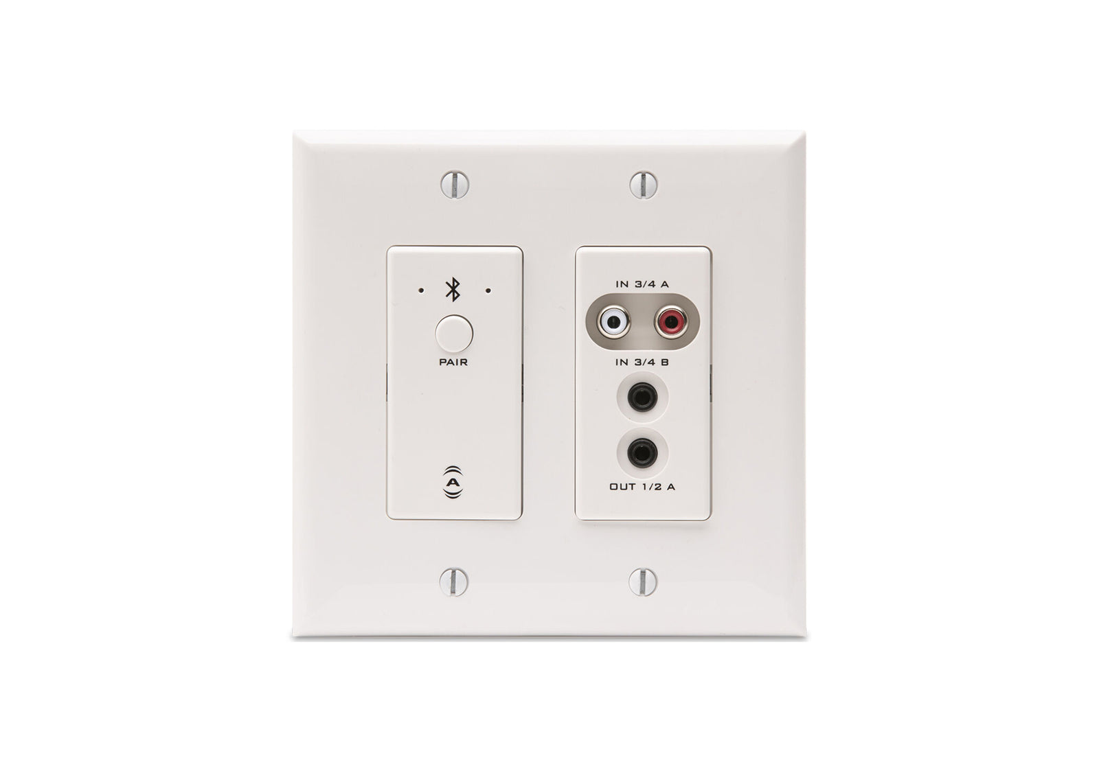 QSC unD6IO-BT, Attero Tech Dante Networked Audio Wall Plate by QSC