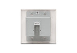 QSC unD6IO-BT, Attero Tech Dante Networked Audio Wall Plate by QSC