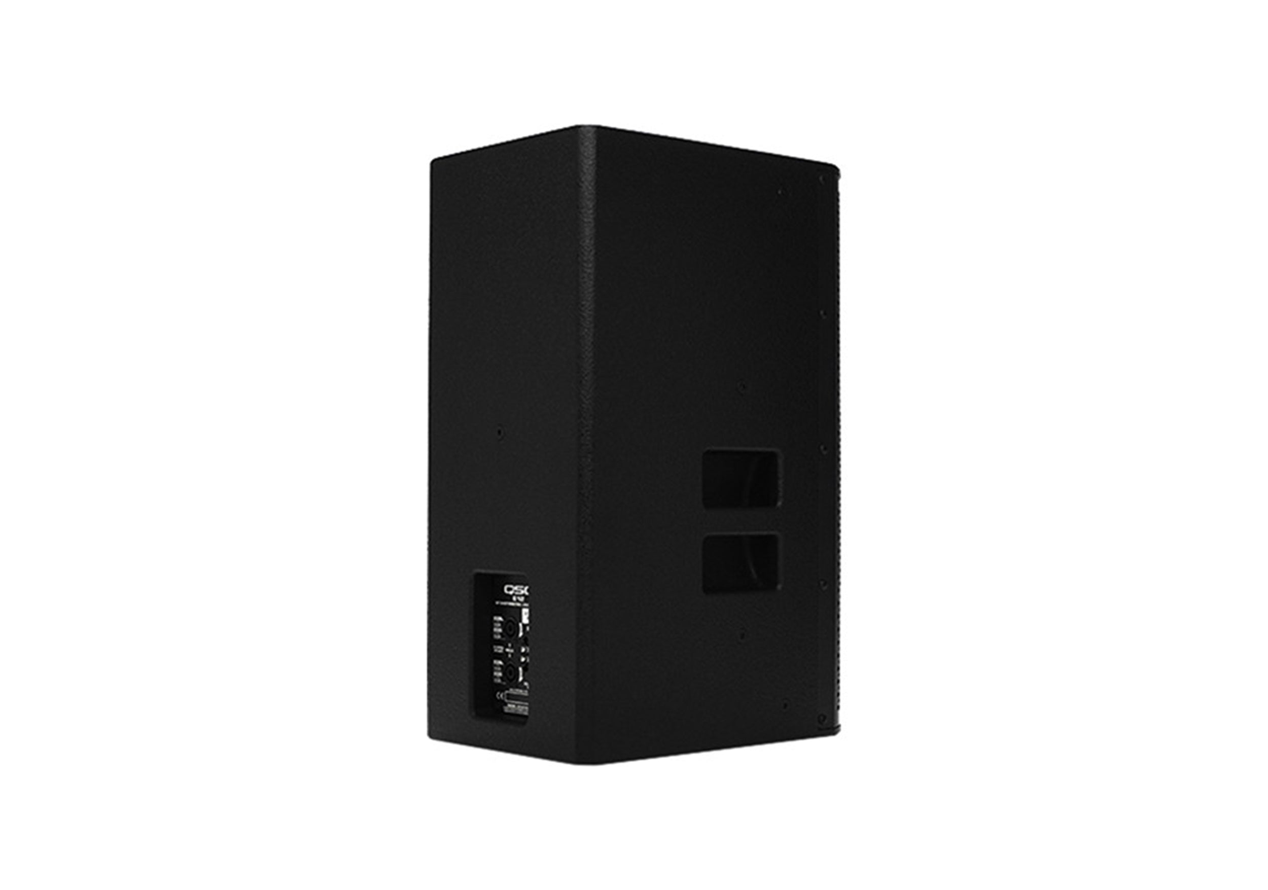 QSC E112, 12 Inches 2-Way Externally Powered, Live Sound Reinforcement Loud Speaker - Black by QSC