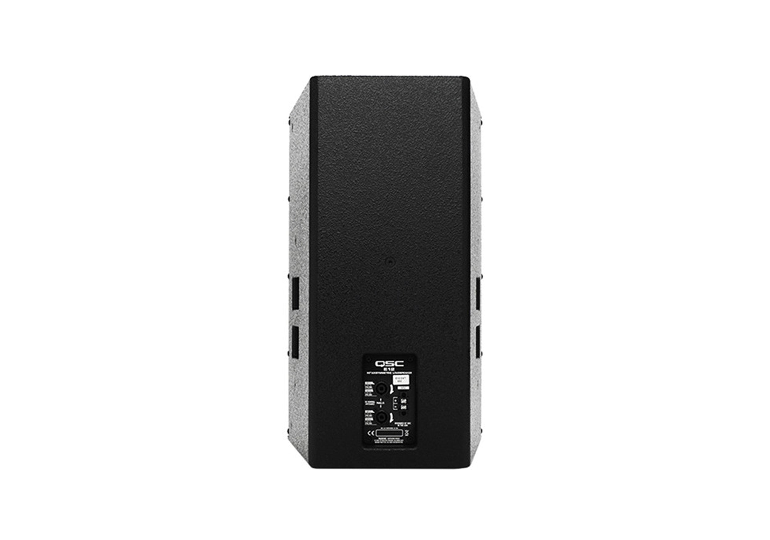 QSC E112, 12 Inches 2-Way Externally Powered, Live Sound Reinforcement Loud Speaker - Black by QSC