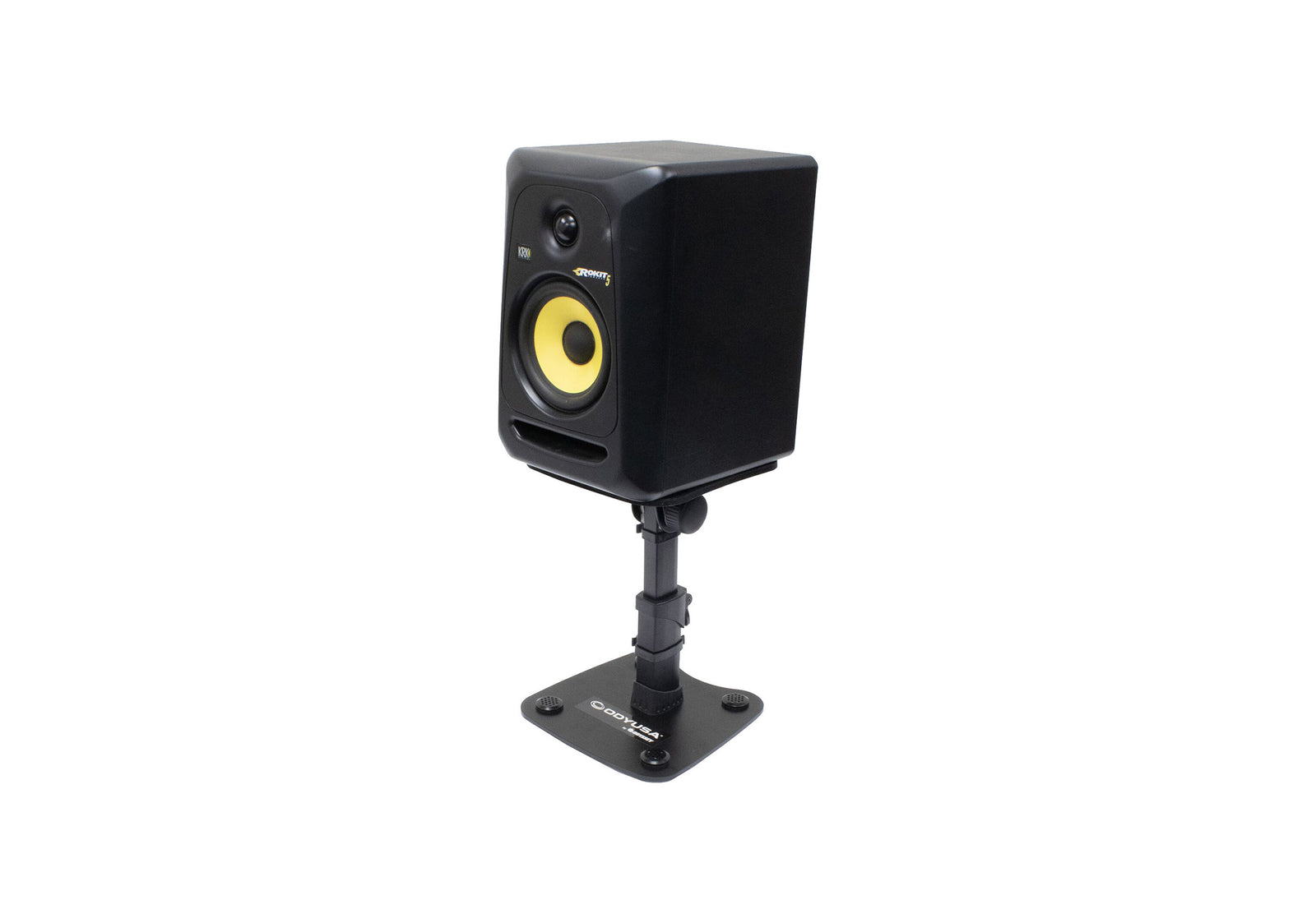Odyssey ASPKSTANDSMDT Tilt-Able Speaker Stands with Flat Surface Base - Pair by Odyssey