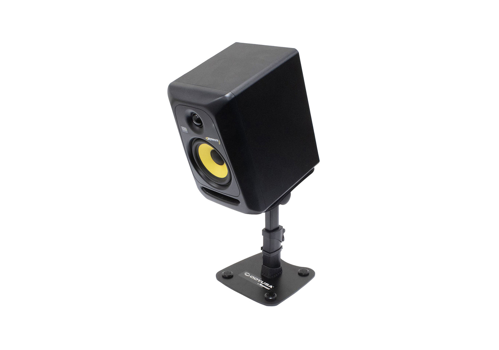 Odyssey ASPKSTANDSMDT Tilt-Able Speaker Stands with Flat Surface Base - Pair by Odyssey
