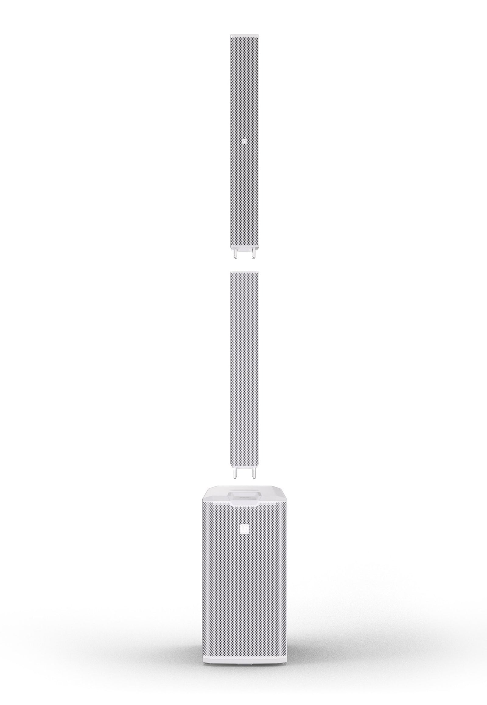 B-Stock: LD System MAUI 11 G3 MIX White, Portable Cardioid Column PA System with Digital Mixer by LD Systems