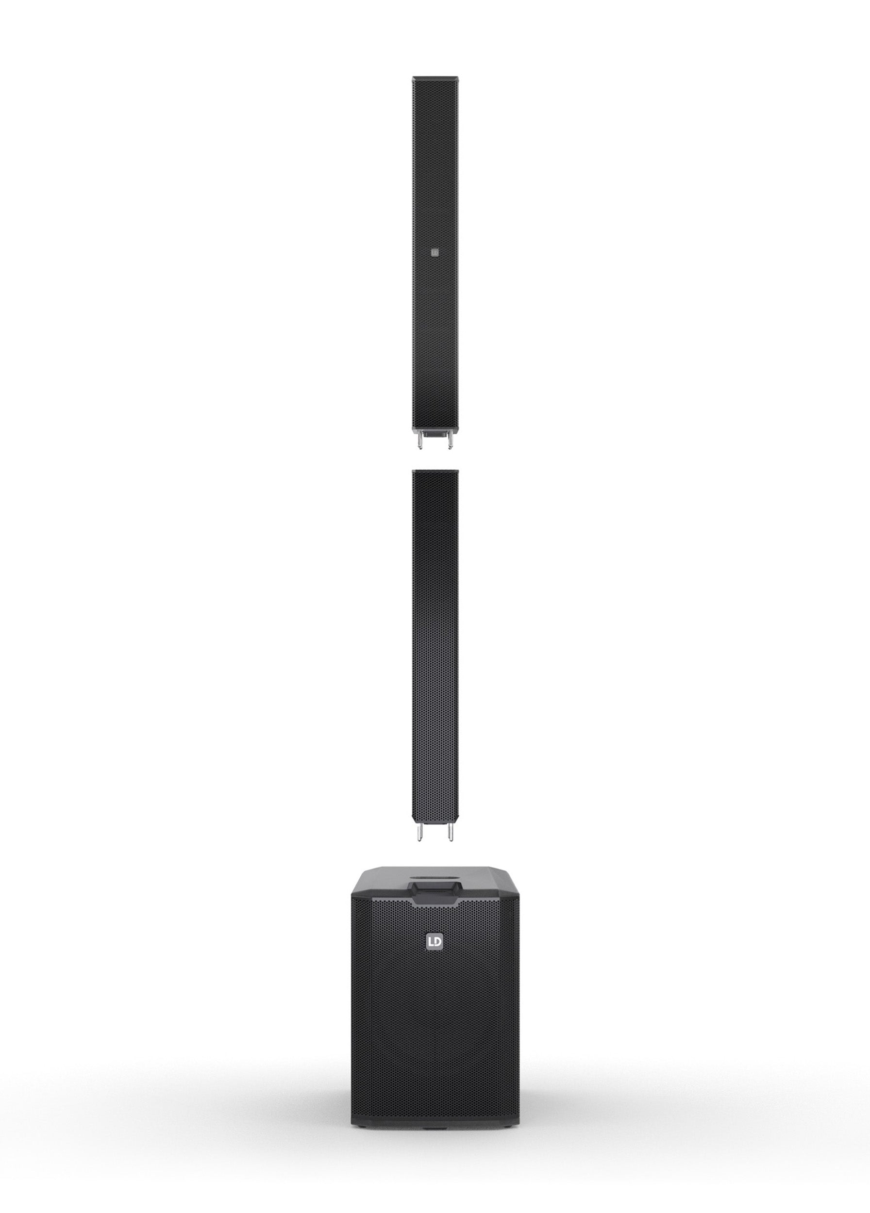 B-Stock: LD System MAUI 28 G3 MIX, Compact Cardioid Column PA System with Digital Mixer - Black by LD Systems