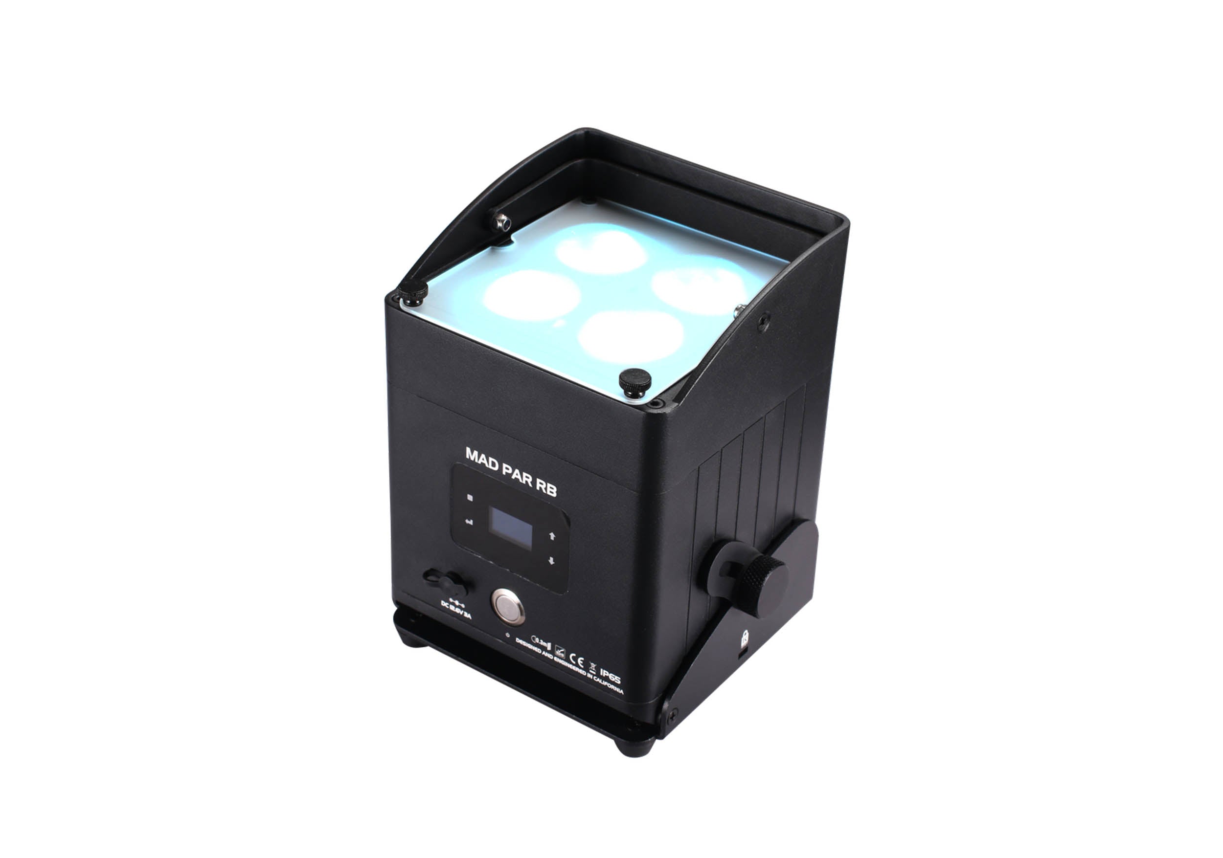 JMAZ MAD PAR RB, 80W RGBWAC LED MAD Uplight Stage Light with Removable Battery by JMAZ