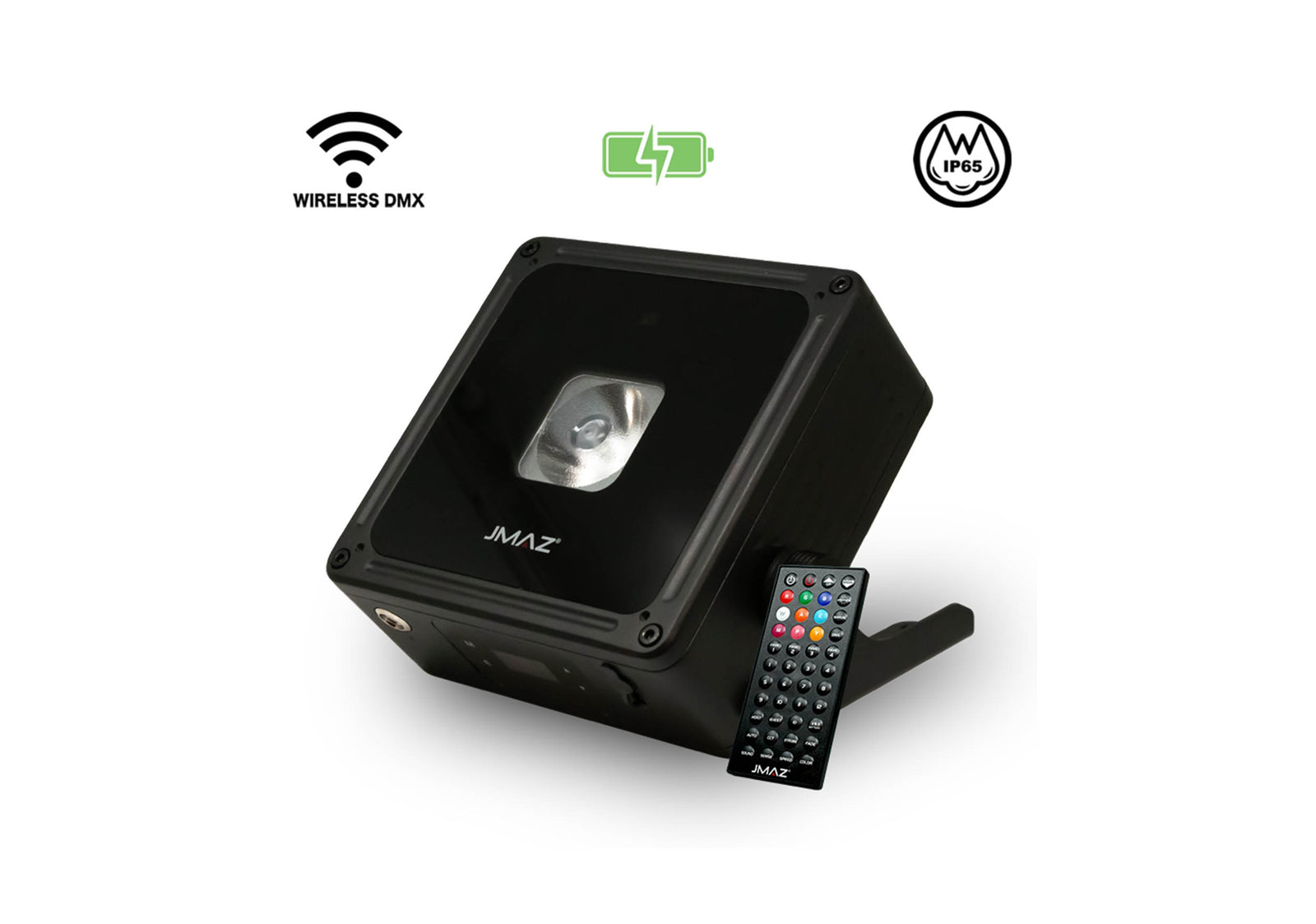 JMAZ MAD PAR BULLS IP 20-Watt RGBA LED Battery Powered Outdoor Upplight by JMAZ