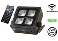JMAZ MAD PAR 4IP IP65 60-Watt RGBWA+UV Battery Powered Wireless Outdoor UpLight Wash