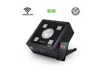 JMAZ MAD PAR RUBIX 20-Watt RGBA 18 Watt RGB+WW SMD LED Battery Powered Outdoor Uplight by JMAZ