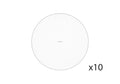QSC AD-C305C-WH White Zero Bezel Collar for AD-C6T-HC - 10 Pack