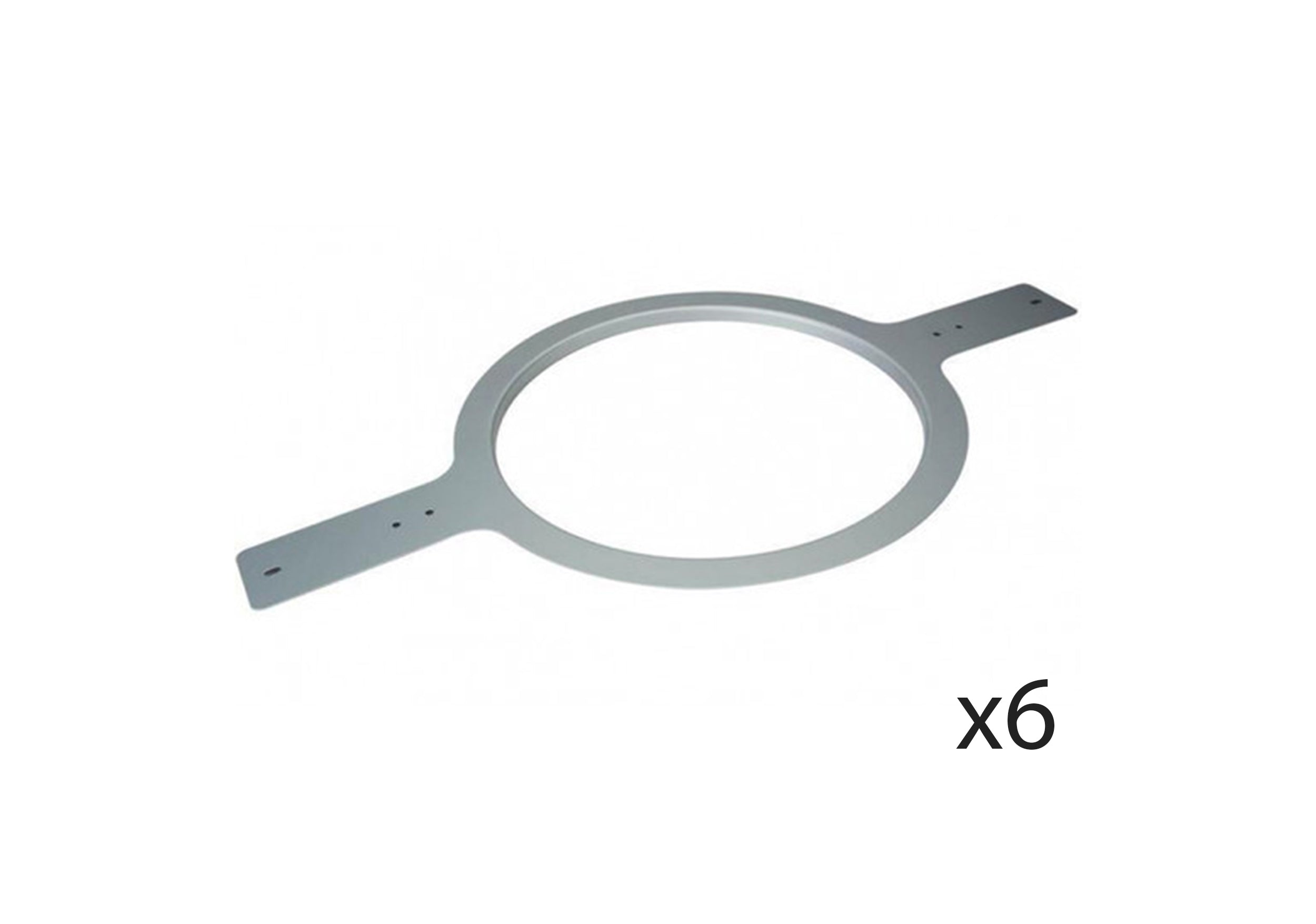 QSC AD-MR8 Mud Ring for AD-C6T-LP 2-Way Ceiling Loudspeaker - 6 Pack by QSC