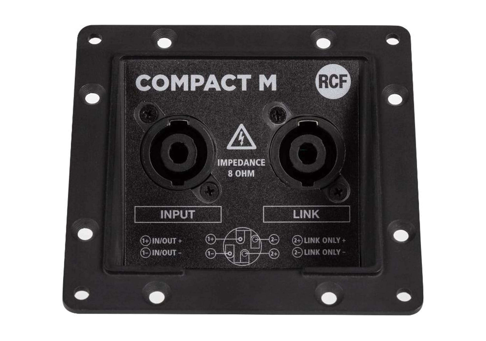 RCF AC-PNL-I/O SPEAKON Optional Connector Panel for COMPACT M and SUB Series by RCF