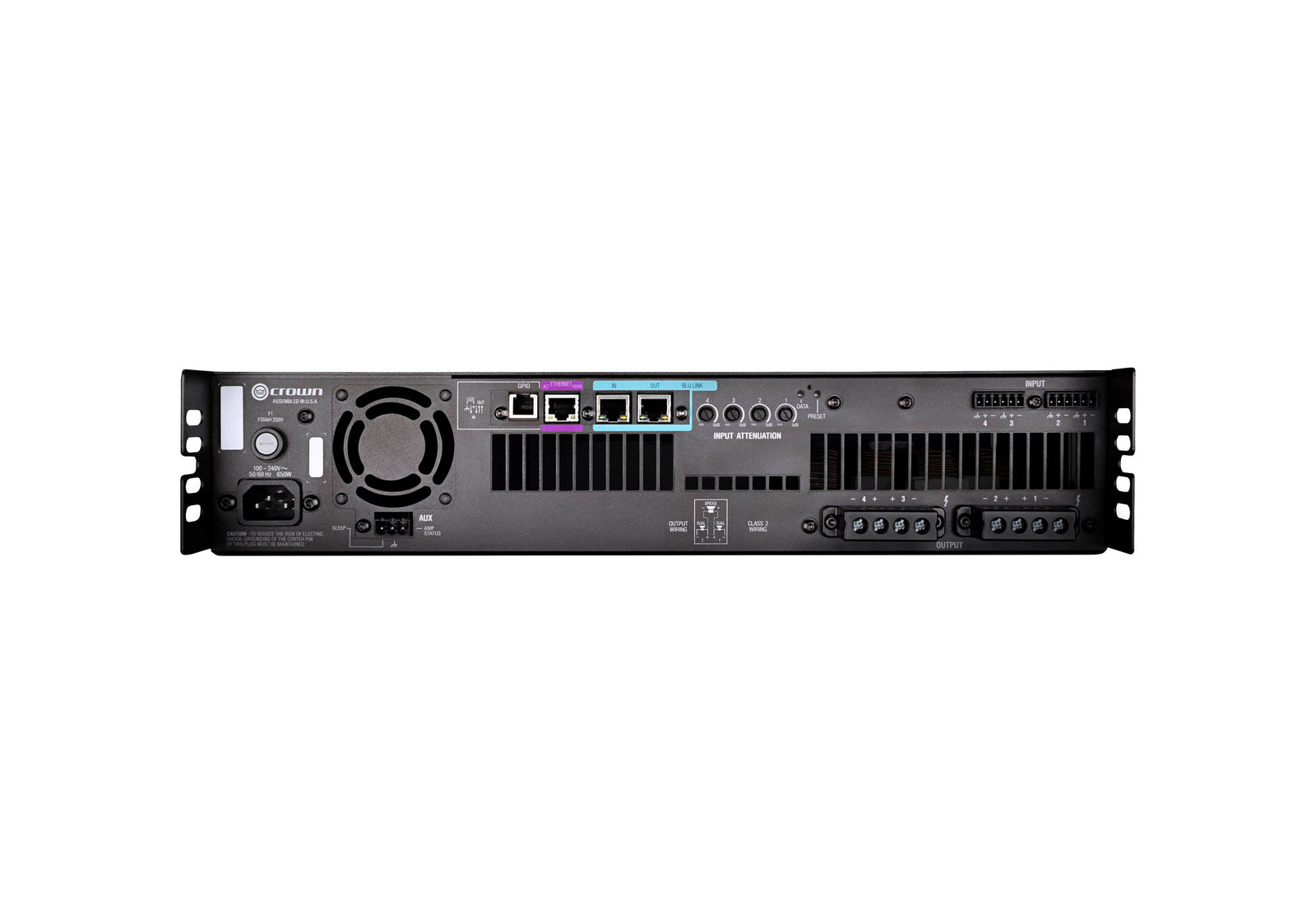 Crown Audio DCI4X300, DriveCore Install Series Power Amplifier - 4 Channel by Crown