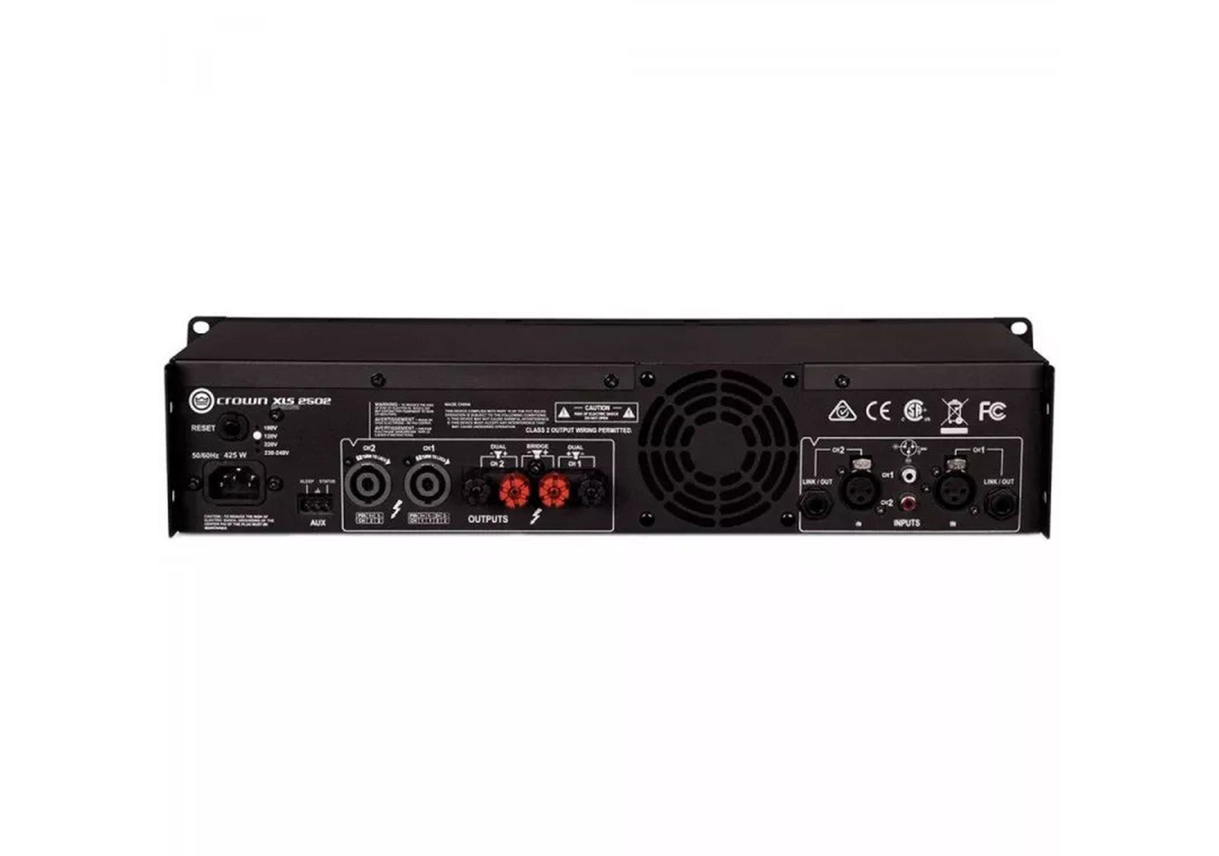 Crown Audio XLS2502, 2-Channel Power Amplifier with DriveCore - 775 Watt