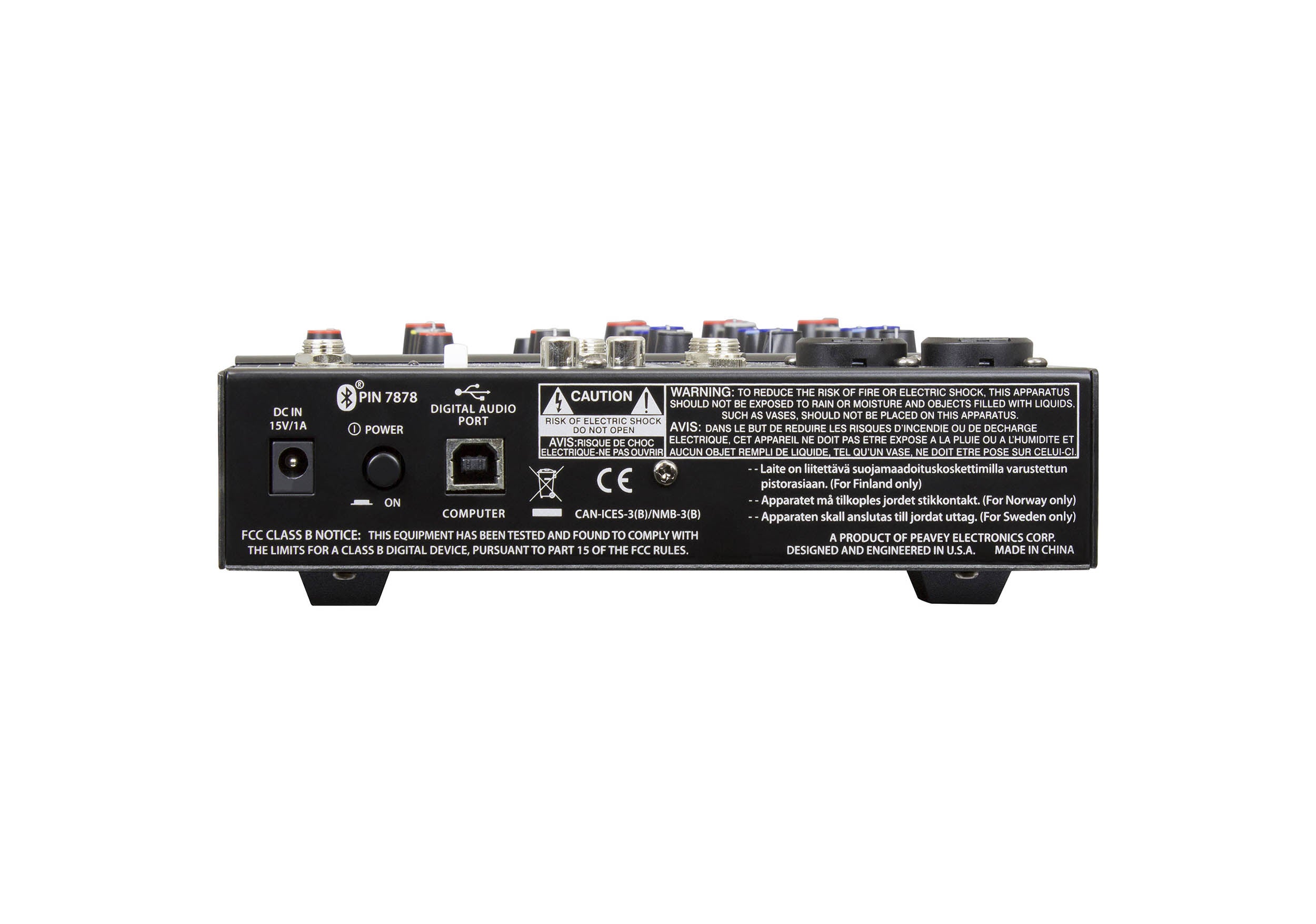 Peavey PV 6 BT Compact Mixer 6 Channel with Bluetooth by Peavey