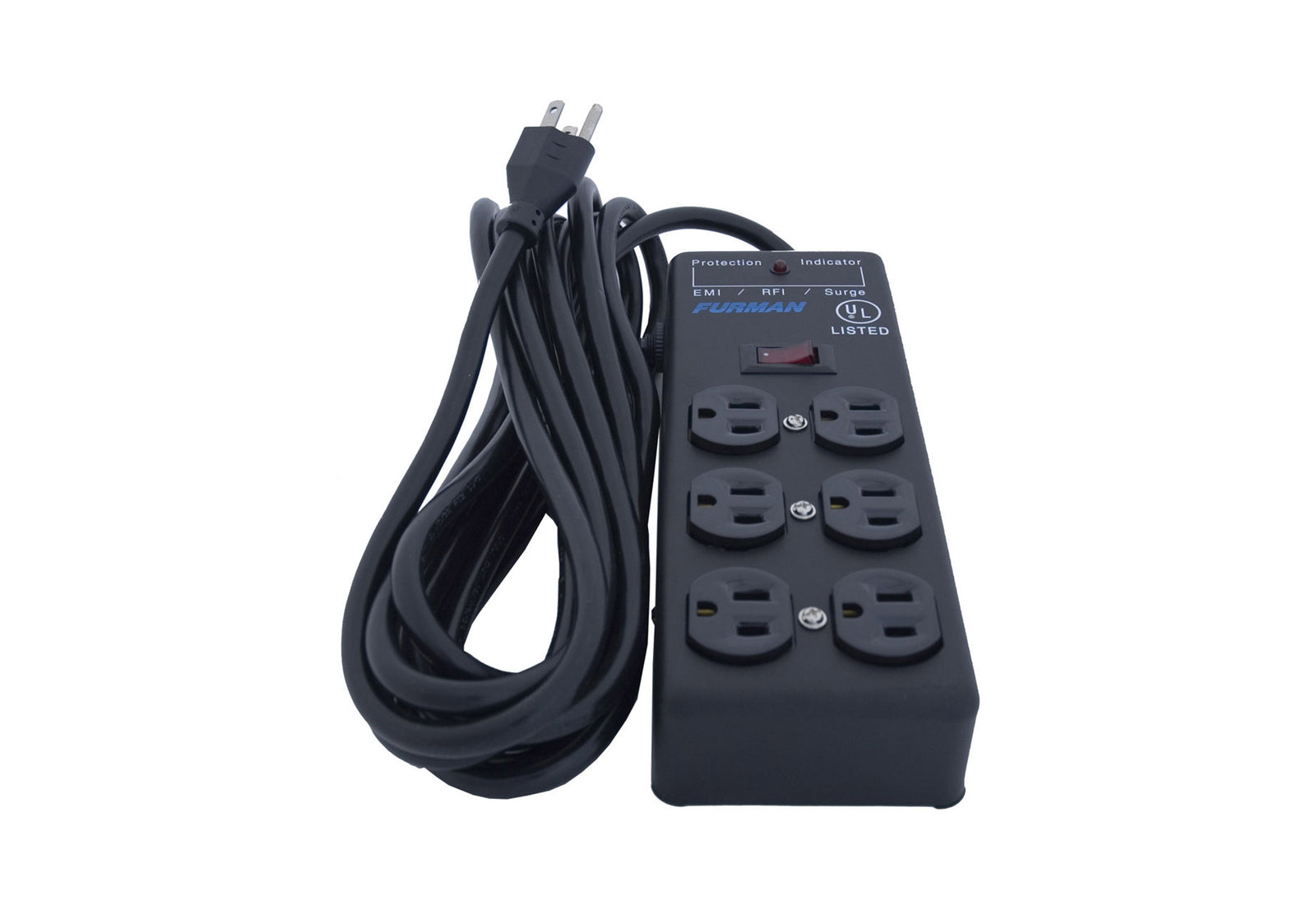 Furman SS-6B, 6-Outlet Power Block Surge Suppressor Strip by Furman
